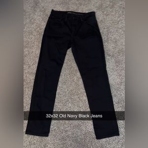 32x32 Old Navy Black Jeans